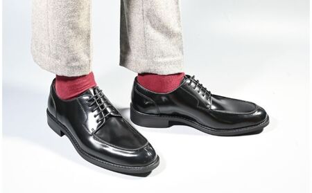 ビジネスシューズ　牛革トラッド　D8801 BL【ブラック】 ファッション ファッション小物 靴 日本製 社会人 メンズ 男性用 紳士靴 本格マッケイ製法 ラウンドトゥ  24.5cm