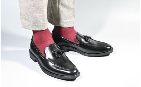 ビジネスシューズ　牛革トラッド　D8803 BL【ブラック】 ファッション ファッション小物 靴 日本製 社会人 メンズ 男性用 紳士靴 本格マッケイ製法 ラウンドトゥ  24.5cm