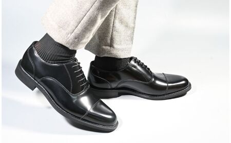 ビジネスシューズ　牛革トラッド　D8804 BL【ブラック】 ファッション ファッション小物 靴 日本製 社会人 メンズ 男性用 紳士靴 本格マッケイ製法 ラウンドトゥ  24.5cm
