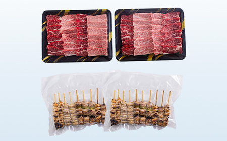 宮崎牛&焼鳥セットB（素焼き）TF0702-P00020