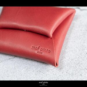 maf pinto (マフ ピント) ミニ財布 コンパクト ウォレット 小銭入れ レッド レザー 本革 日本製
