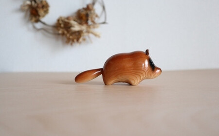 木工品【里山の動物セット】　工房西岡　【11218-0594】