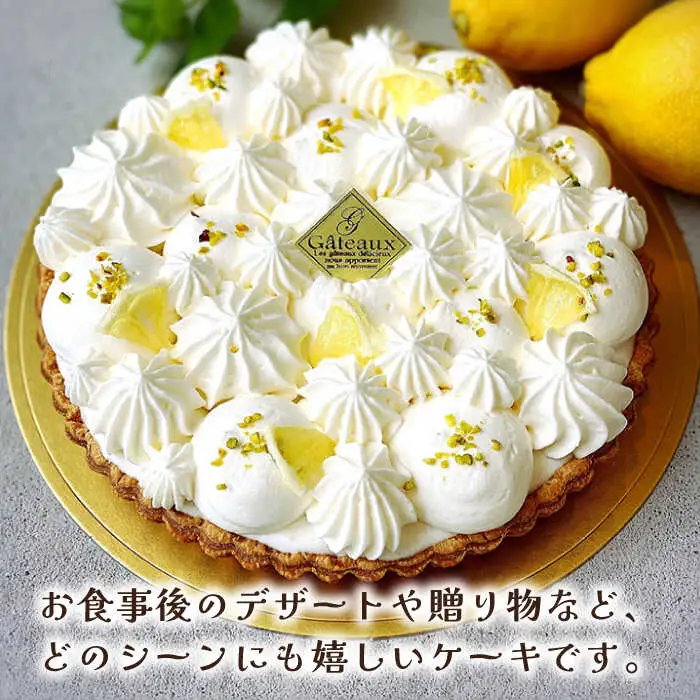 【2027年6月-発送】レモンムースのタルトケーキ [SAA015] ケーキ