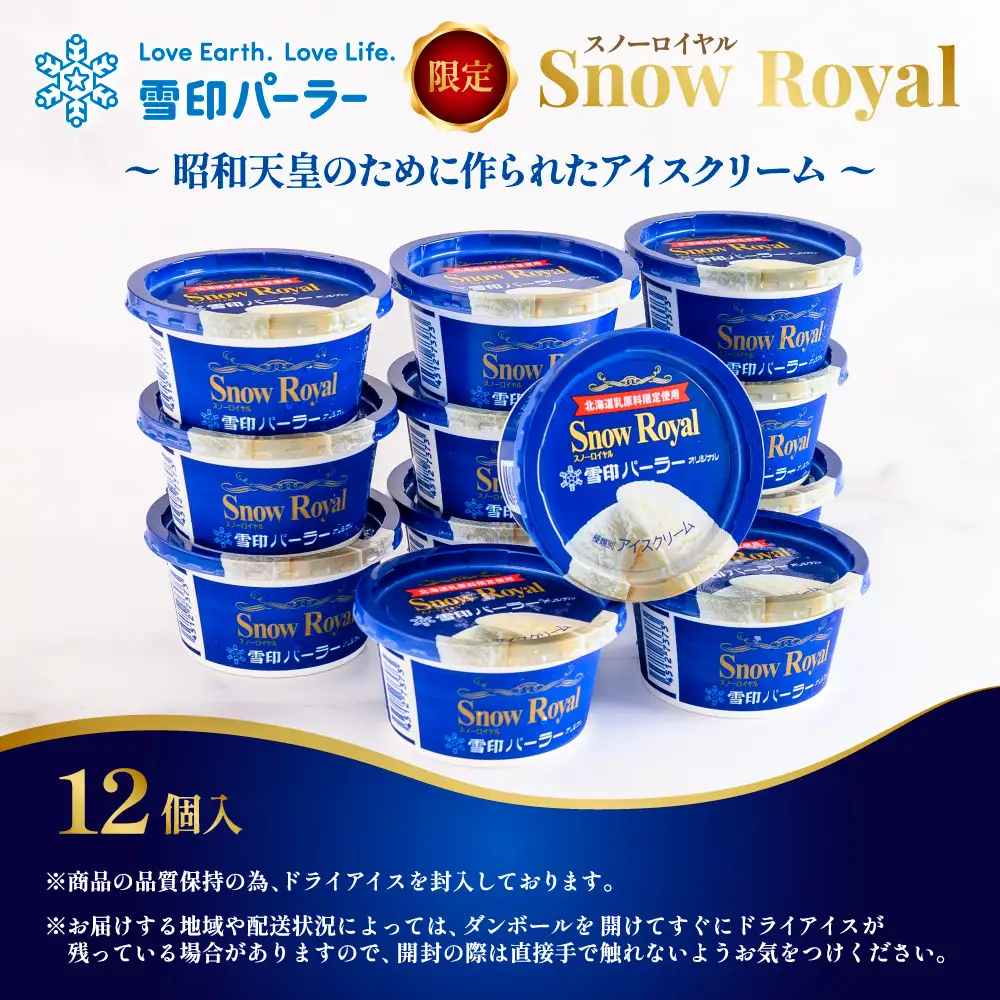 雪印パーラー スノーロイヤル アイス 12個 セット | アイスクリーム