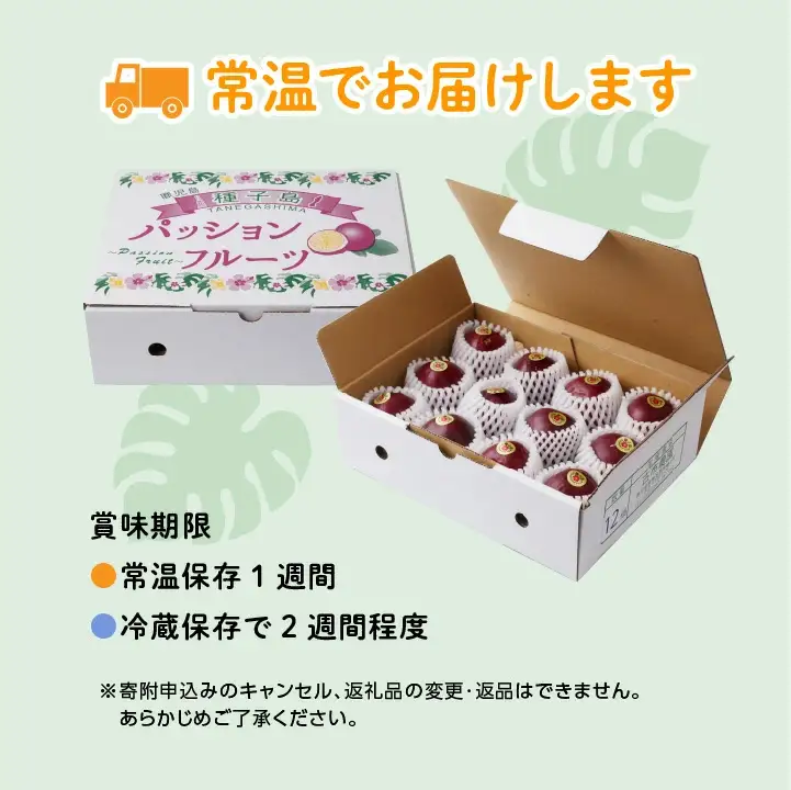 《令和8年度》 種子島産パッションフルーツ 1ケース ( 12個入り )  パッションフルーツ 果物 フルーツ 食品 グルメ お取り寄せ お中元 人気 おすすめ 返礼品 南種子町 鹿児島 かごしま 【有限会社新栄物産】