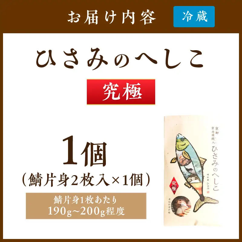 ひさみのへしこ【究極】 (片身2枚入) 魚 鯖 サバ へしこ サバのへしこ 浅漬け 糠漬け ご飯のお供 おつまみ ふるさと納税 へしこ さば