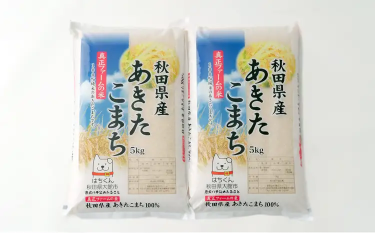 【令和7年産】秋田県産「あきたこまち」 10kg（5kg×2袋）　100P9006