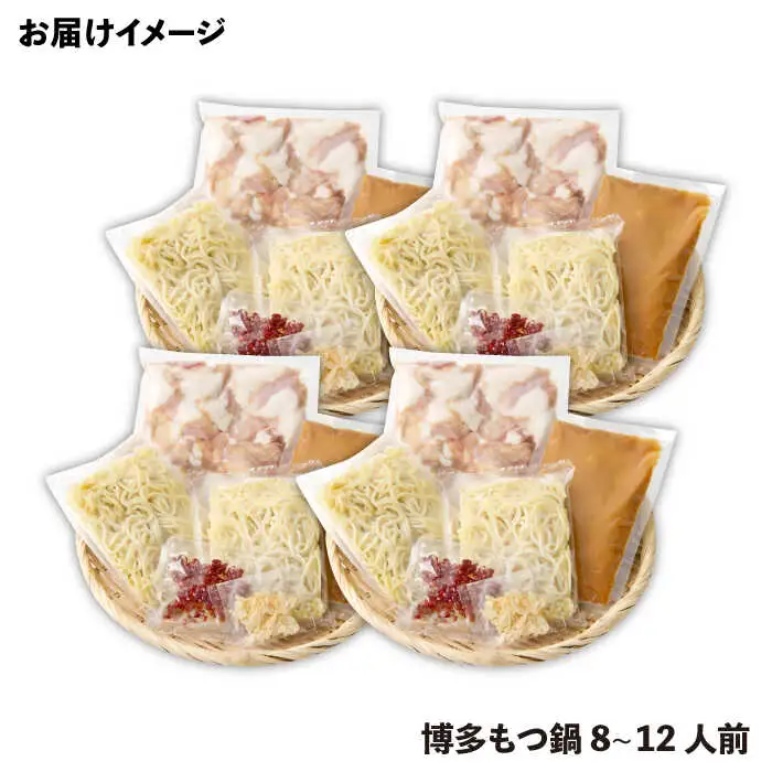 もつ鍋 博多の味本舗 味噌味 12人前 [ABCY028] もつ鍋