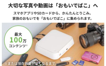 BUFFALO おもいでばこ DVDドライブ セット 4K Wi-Fi6対応モデル 2TB バッファロー 思い出箱 デジタルフォト データ保存 スマホ 写真 タブレット iPhone デジカメ 機器 スマホデータ保存 スマホデータ データ取り込み 電化製品 愛知 愛知県 日進市