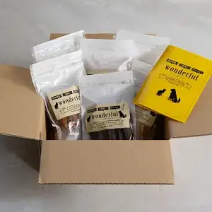 ペットのおやつ「wonderful」100g×6袋 自然素材の宗田節 かつお 国産 無添加 ペットフード おやつ 犬 猫 ヒューマングレード