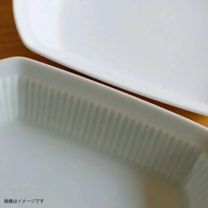 【白山陶器】【よしず彫】煮付鉢 青白釉 2枚セット[TA144]