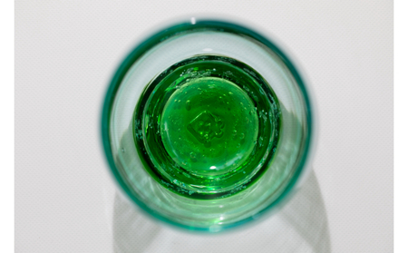 【RYUKYU GLASS WORKS 海風】バドロック＜緑＞