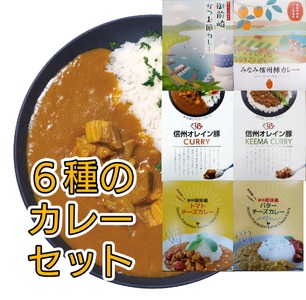 南信州仕立て6種のカレーセット
