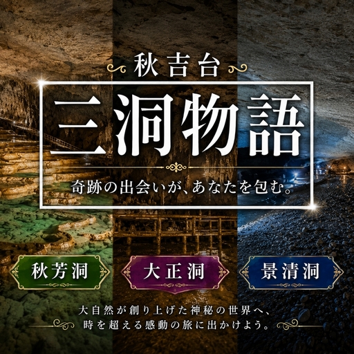 三洞周遊共通チケット「秋吉台三洞物語」（大人）