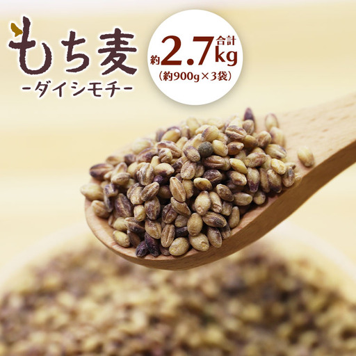 ダイシモチ もち麦 900g×3袋 食物繊維 もち麦 yr-0065