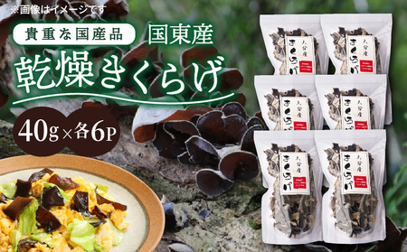 貴重な国産品です!国東産乾燥きくらげ_29059A