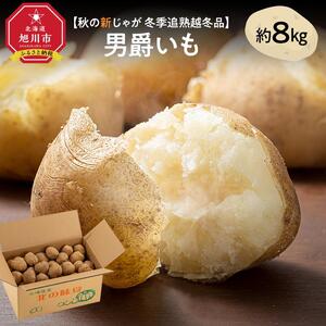 【先行予約】冬季追熟 越冬品 男爵イモ 約8kg（2027年1月中旬から発送予定）【 じゃがいも いも イモ 芋 野菜 産地直送 旬 お取り寄せ 旭川市 北海道 】_01986