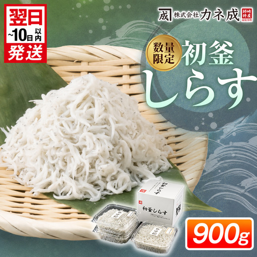 初釜しらす 900g (しらす干し300g×3パック) 小分け