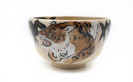 [伝統工芸品 清水焼]お椀 「乾山写・虎」(伝統工芸お椀 お椀陶器)