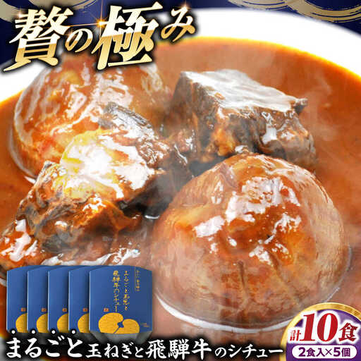 -あふひ 贅の極み- まるごと玉葱と飛騨牛のシチュー 2人前×5個セット / 恵那市 / テンポイント [AUEU008]
