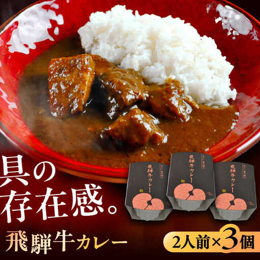 -あふひ 贅の極み- 飛騨牛カレー 2人前×3個セット / 恵那市 / テンポイント [AUEU002]