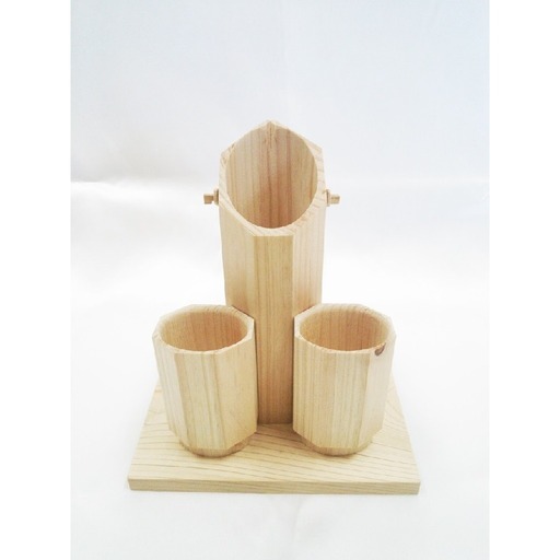 門松セット 工芸品 インテリア 酒器 徳利 おちょこ 