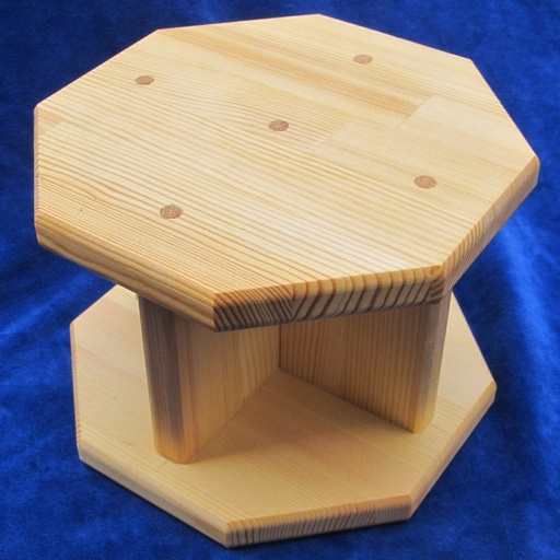 手作り木製 正座用補助椅子（高さ15cm）