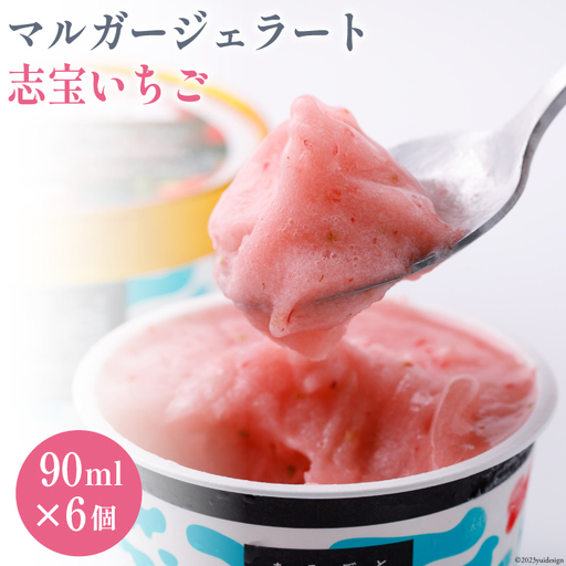 マルガージェラート6個セット（志宝いちご6個）