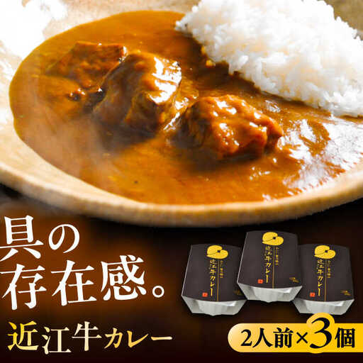 -あふひ 贅の極み- 近江牛カレー レトルト 2人前×3個セット / 恵那市 / テンポイント [AUEU020]