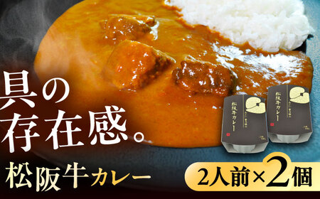 -あふひ 贅の極み- 松阪牛カレー レトルト 2人前×2個セット / 恵那市 / テンポイント [AUEU025]