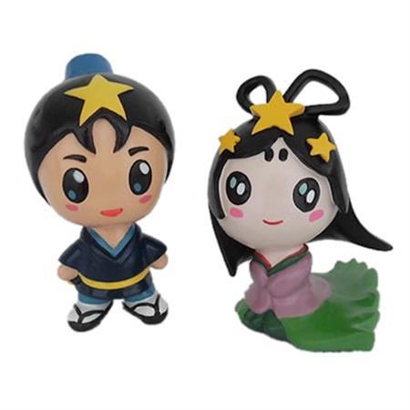 ひこぼしくん＆おりひめちゃんペア人形セット_雑貨・日用品 おもちゃ・ぬいぐるみ    雑貨・日用品 ご当地キャラクター  _【1010008】