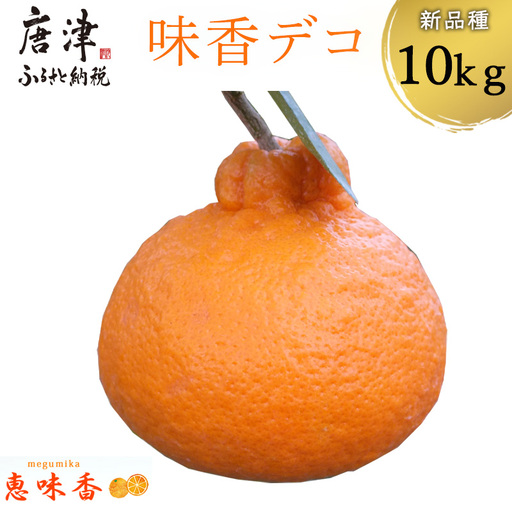 『先行予約』【令和9年3月上旬発送】糖度が高すぎッ！味香デコ 10kg 新品種 果皮も美味しく食べられる！