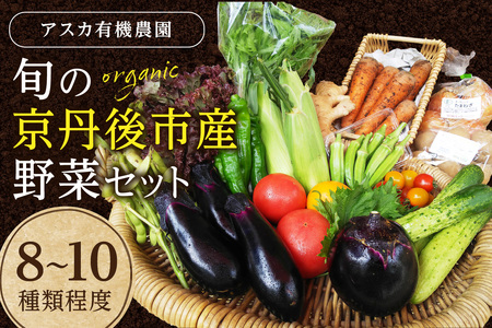 京都・京丹後 野菜セット【アスカ有機農園】旬の京丹後野菜セットS（栽培期間中　お試しサイズ・農薬・化学肥料不使用）＜京都 オーガニック アクション加盟＞京野菜セット・野菜 詰め合わせ・栽培期間中 無農薬・有機野菜（オーガニック野菜）などのセット・新鮮野菜・旬野菜・京野菜・有機野菜