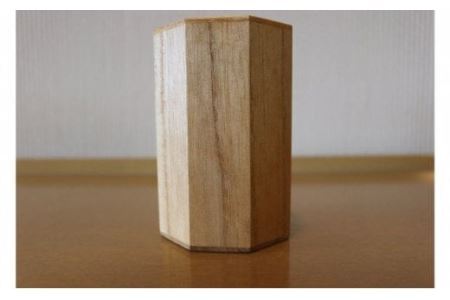 ペン立て 木製(桐) 八角 熟練桐たんす職人手作り