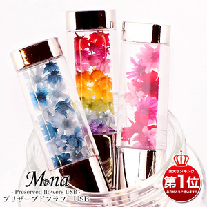 ハーバリウム プリザーブドフラワーUSB 16GB (テンダーフラワー) [1408]