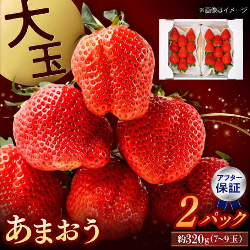 [2027年度先行予約]大玉あまおう 約320g×2P [ADAT002] いちご あまおう
