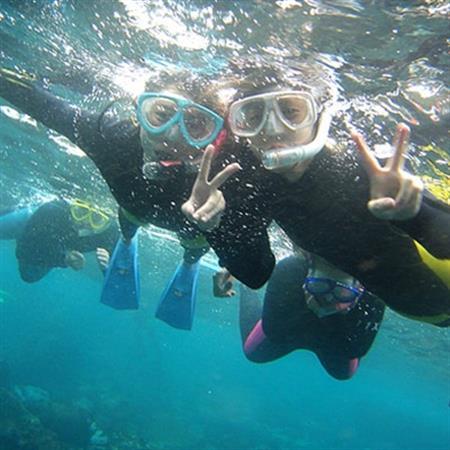 親子で、カップルで! ペアチケット〜伊東・城ヶ崎の海で半日スノーケリング体験_旅行券・チケット ダイビング 体験チケット _