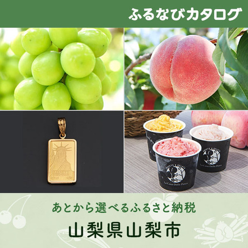 【有効期限なし！後からゆっくり特産品を選べる】山梨県山梨市カタログポイント