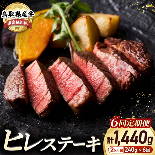 鳥取県産牛 ヒレステーキ 6回定期便 [奇数月] ヒレ ステーキ 定期便