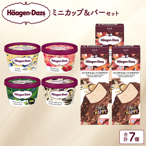 ハーゲンダッツ ミニカップ＆バーセット アイス スイーツ デザート_H0016-171