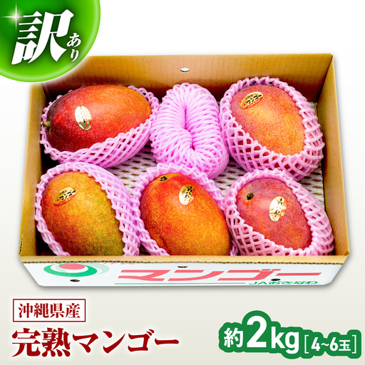 マンゴー 【2026年発送】訳ありマンゴー 約2kg 沖縄 BCAA002