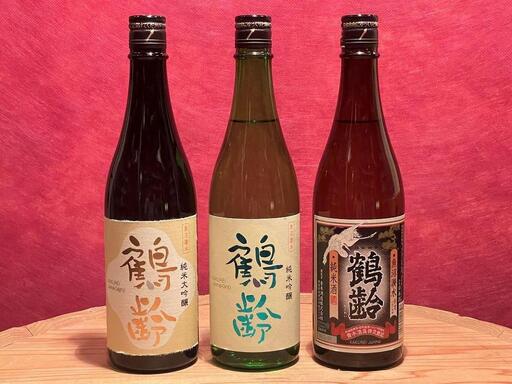 雪国の銘酒「鶴齢」定番品純米系飲み比べセット(720ml×3本)｜鶴齢
