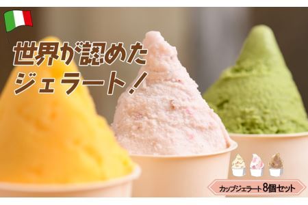 mamma カップジェラート 詰め合わせ 8個セット | ジェラート 奈良県 平群町