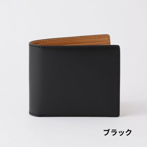 [bell la bell] コードバン 二つ折り財布（カラー：ブラック）_0170-003-T05-1