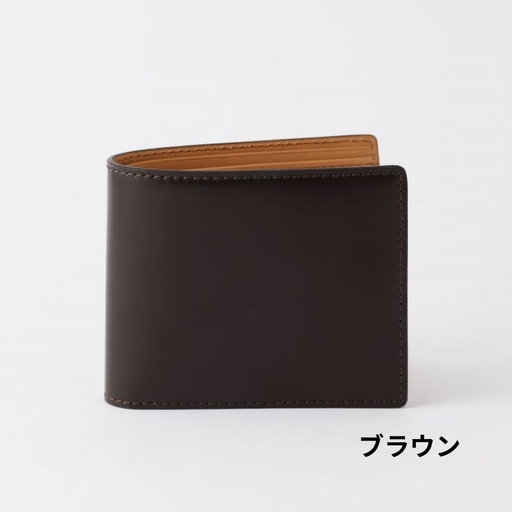[bell la bell] コードバン 二つ折り財布（カラー：ブラウン）_0170-003-T05-2