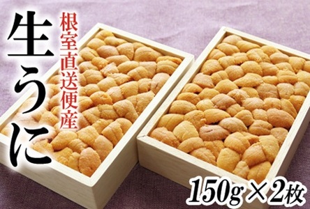 エゾバフンウニ150g×2折[11月中旬以降発送] F-40008