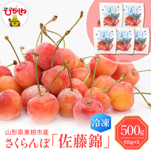 [急速冷凍]東根産さくらんぼ 100g×5袋 冷凍 さくらんぼ