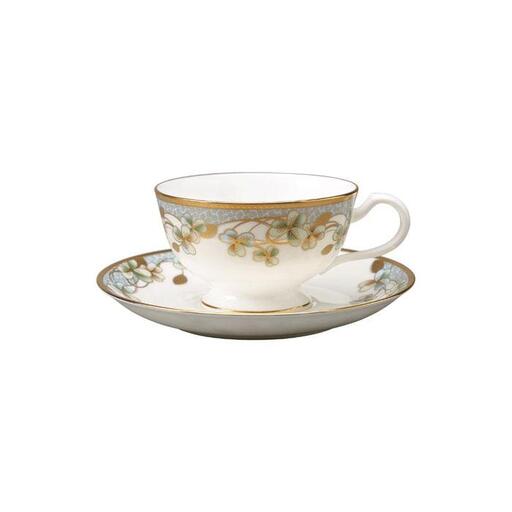 ノリタケ アーカイブコレクション カップ&ソーサー(色絵金彩クローバー文)N-364J/X97221