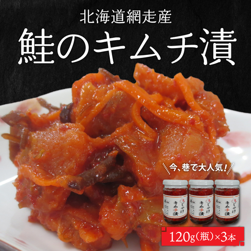 ＜網走産＞大人気 鮭のキムチ漬 【 ふるさと納税 人気 おすすめ ランキング シャケ しゃけ 秋鮭 キムチ 海鮮漬 鮭のキムチ漬 北海道 網走市 送料無料 】 ABC019
