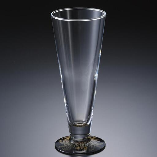 ぬりもん de Verre ピルスナーグラス 蒔絵 ボタニカル 金
